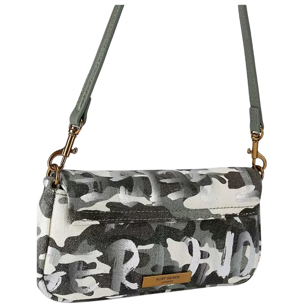 Kurt Geiger London Pickle Camo Print Shoulder Bag NWT - Picture 2 of 4